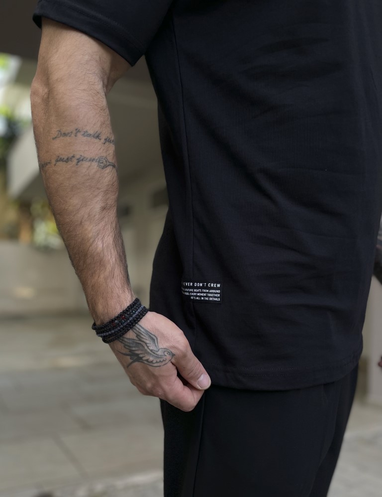 NDC ανδρική μαύρη κοντομάνικη μπλούζα 252905 φωτογραφία